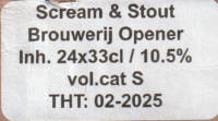 Opener Bier, Scream & Stout