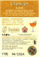 Budelse Brouwerij, Capucijn Blond