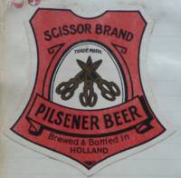 Zuidhollandse Bierbrouwerij (ZHB), Scissor Brand Pilsener Beer