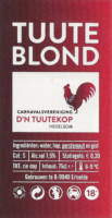 Buitenlandse bieren voor Nederlandse markt (etiket Nederlandse plaatsnaam), Tuuteblond