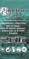 Buitenlandse bieren voor Nederlandse markt (etiket Nederlandse plaatsnaam), Etten-Leurs Dubbel