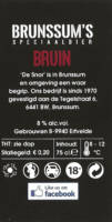 Buitenlandse bieren voor Nederlandse markt (etiket Nederlandse plaatsnaam), Brunssum's Bruin