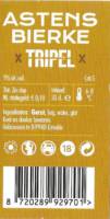 Buitenlandse bieren voor Nederlandse markt (etiket Nederlandse plaatsnaam), Astens Bierke Tripel