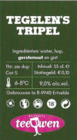 Buitenlandse bieren voor Nederlandse markt (etiket Nederlandse plaatsnaam), Tegelen's Tripel