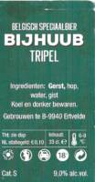 Buitenlandse bieren voor Nederlandse markt (etiket Nederlandse plaatsnaam), BijHuub Tripel