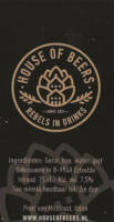 Buitenlandse bieren voor Nederlandse markt (etiket Nederlandse plaatsnaam), House of Beers