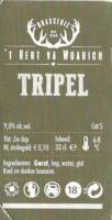 Buitenlandse bieren voor Nederlandse markt (etiket Nederlandse plaatsnaam), Brasserie 't Hert van Woabich Tripel