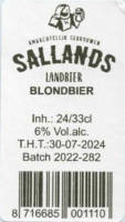 Sallandse Landbierbrouwerij, Blondbier