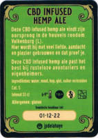 De La Haye Beer, Cbd Infused Hemp Ale De La Haye Beer, Cbd Infused Hemp Ale