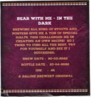 Amateurs, Bear With me - in the Dark