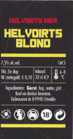 Buitenlandse bieren voor Nederlandse markt (etiket Nederlandse plaatsnaam), Helvoirts Blond