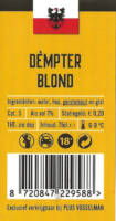 Buitenlandse bieren voor Nederlandse markt (etiket Nederlandse plaatsnaam), Dèmpter Blond