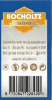Buitenlandse bieren voor Nederlandse markt (etiket Nederlandse plaatsnaam), Bocholtz Blond