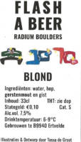 Buitenlandse bieren voor Nederlandse markt (etiket Nederlandse plaatsnaam), Flash a Beer Blond