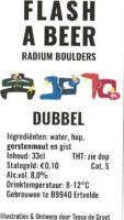 Buitenlandse bieren voor Nederlandse markt (etiket Nederlandse plaatsnaam), Flash a Beer Dubbel