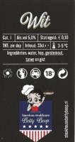 Buitenlandse bieren voor Nederlandse markt (etiket Nederlandse plaatsnaam), American Steakhouse Betty Boop Wit