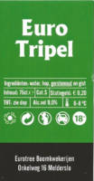 Buitenlandse bieren voor Nederlandse markt (etiket Nederlandse plaatsnaam), Euro Tripel