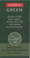 Buitenlandse bieren voor Nederlandse markt (etiket Nederlandse plaatsnaam), (The Green Elephant) Dubbel Green