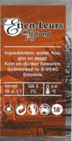 Buitenlandse bieren voor Nederlandse markt (etiket Nederlandse plaatsnaam), Etten-Leurs Blond