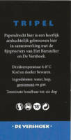 Buitenlandse bieren voor Nederlandse markt (etiket Nederlandse plaatsnaam), Tripel