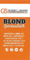 Buitenlandse bieren voor Nederlandse markt (etiket Nederlandse plaatsnaam), GS Blond Speciaalbier
