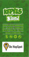 Buitenlandse bieren voor Nederlandse markt (etiket Nederlandse plaatsnaam), Kepèls Blond