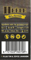 Buitenlandse bieren voor Nederlandse markt (etiket Nederlandse plaatsnaam), Heële Blond