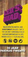 Buitenlandse bieren voor Nederlandse markt (etiket Nederlandse plaatsnaam), 10 Jaar Pakhuis Twente