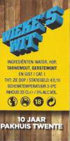 Buitenlandse bieren voor Nederlandse markt (etiket Nederlandse plaatsnaam), 10 Jaar Pakhuis Twente