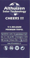 Buitenlandse bieren voor Nederlandse markt (etiket Nederlandse plaatsnaam), Cheers!!! Belgium Premium Tripel