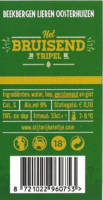 Buitenlandse bieren voor Nederlandse markt (etiket Nederlandse plaatsnaam), Het Bruisend Tripel