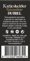 Buitenlandse bieren voor Nederlandse markt (etiket Nederlandse plaatsnaam), Katjeskelder Speciaalbier Dubbel