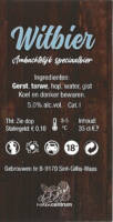 Buitenlandse bieren voor Nederlandse markt (etiket Nederlandse plaatsnaam), Notencentrum Witbier