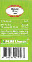 Buitenlandse bieren voor Nederlandse markt (etiket Nederlandse plaatsnaam), Hedsjer blondj beer