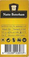 Buitenlandse bieren voor Nederlandse markt (etiket Nederlandse plaatsnaam), Natte Boterham Premium