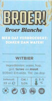 Buitenlandse bieren voor Nederlandse markt (etiket Nederlandse plaatsnaam), Broer! Broer Blanche Witbier