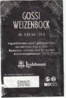 Lindeboom Bierbrouwerij, Gossi Weizenbock