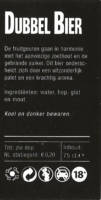 Buitenlandse bieren voor Nederlandse markt (etiket Nederlandse plaatsnaam), Dubbel Bier
