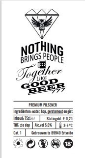 Buitenlandse bieren voor Nederlandse markt (etiket Nederlandse plaatsnaam), (777 High Rated Beer)