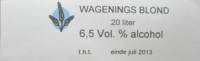 Brouwerij Onder De Linden, Wagenings Blond Brouwerij Onder De Linden, Wagenings Blond