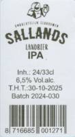 Sallandse Landbierbrouwerij, IPA