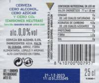 Licentiebrouwsels , Cerveza Sin Alcohol