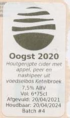 Nevel Artisan Ales , Oogst 2020
