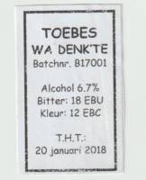 Toebes Bier, WA Denk'te