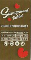 Buitenlandse bieren voor Nederlandse markt (etiket Nederlandse plaatsnaam), Stoomgemaal Dubbel