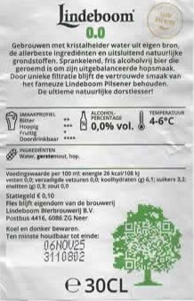 Lindeboom Bierbrouwerij, 0.0