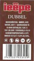 Buitenlandse bieren voor Nederlandse markt (etiket Nederlandse plaatsnaam), Ieëpe Dubbel