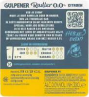 Gulpener Bierbrouwerij, Radler 0.0 % Citroen