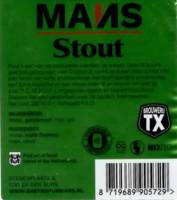 Brouwerij TX, Mans Stout