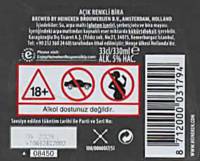 Heineken, Acik Renkli Bira